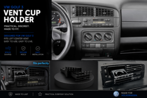 VW Golf 3 Vent Cup Holder